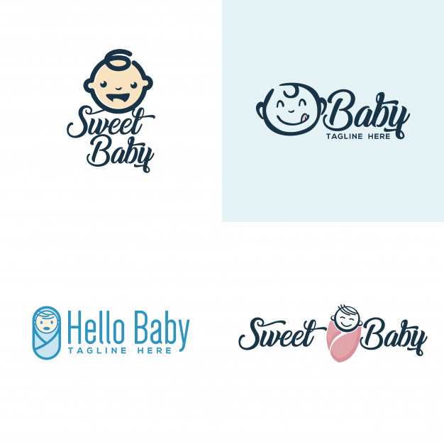 Baby Logo Vector Premium Download 626x626 Baby Logo Vector Premium Download