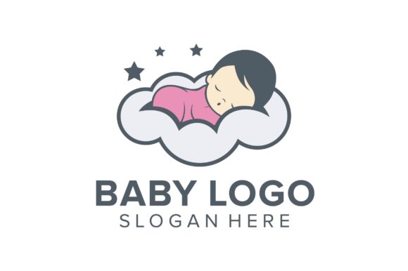 Baby Logo Design Vector Graphic 580x386 Baby Logo Design Vector Graphic