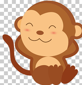 Baby Monkey Vector