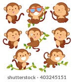 150x167 Baby Monkey Vector Download