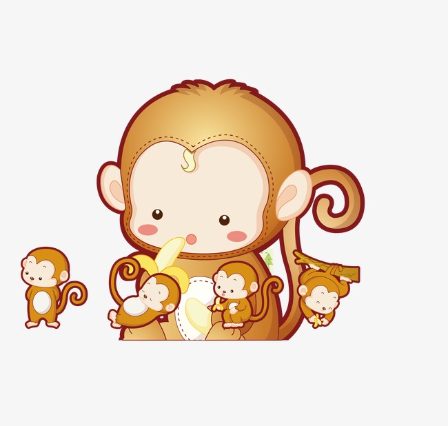 650x618 Baby Monkey, Baby Vector, Monkey Vector, Monkey Clipart Png