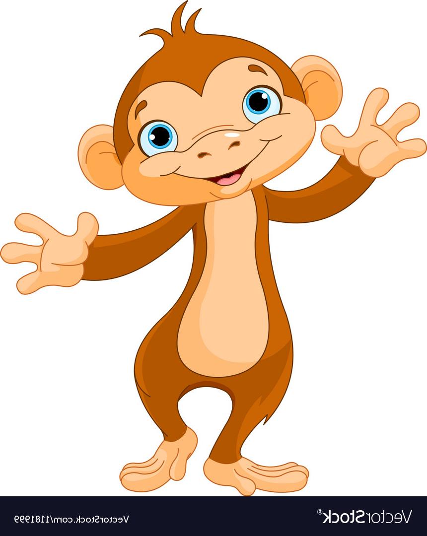 Baby Monkey Vector at Vectorified.com | Collection of Baby Monkey ...