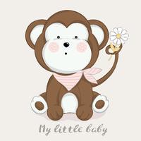 200x200 Baby Monkey Free Vector Art