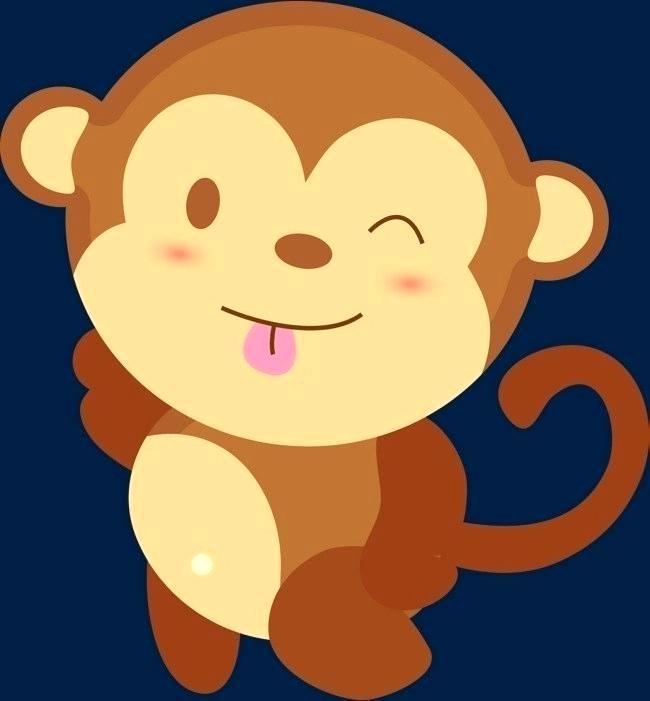 650x701 Cartoon Baby Monkeys