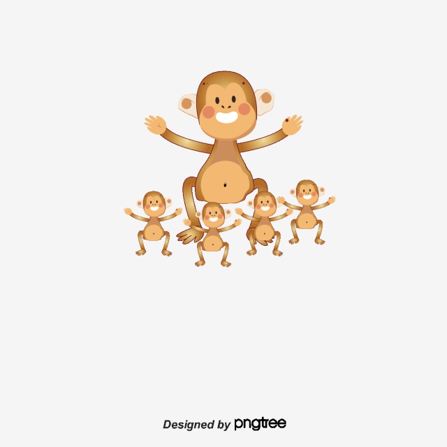 640x640 Baby Monkey Png, Vector, And Clipart With Transparent