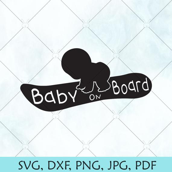 570x570 Baby On Board Snowboard Baby On Board Silhouette