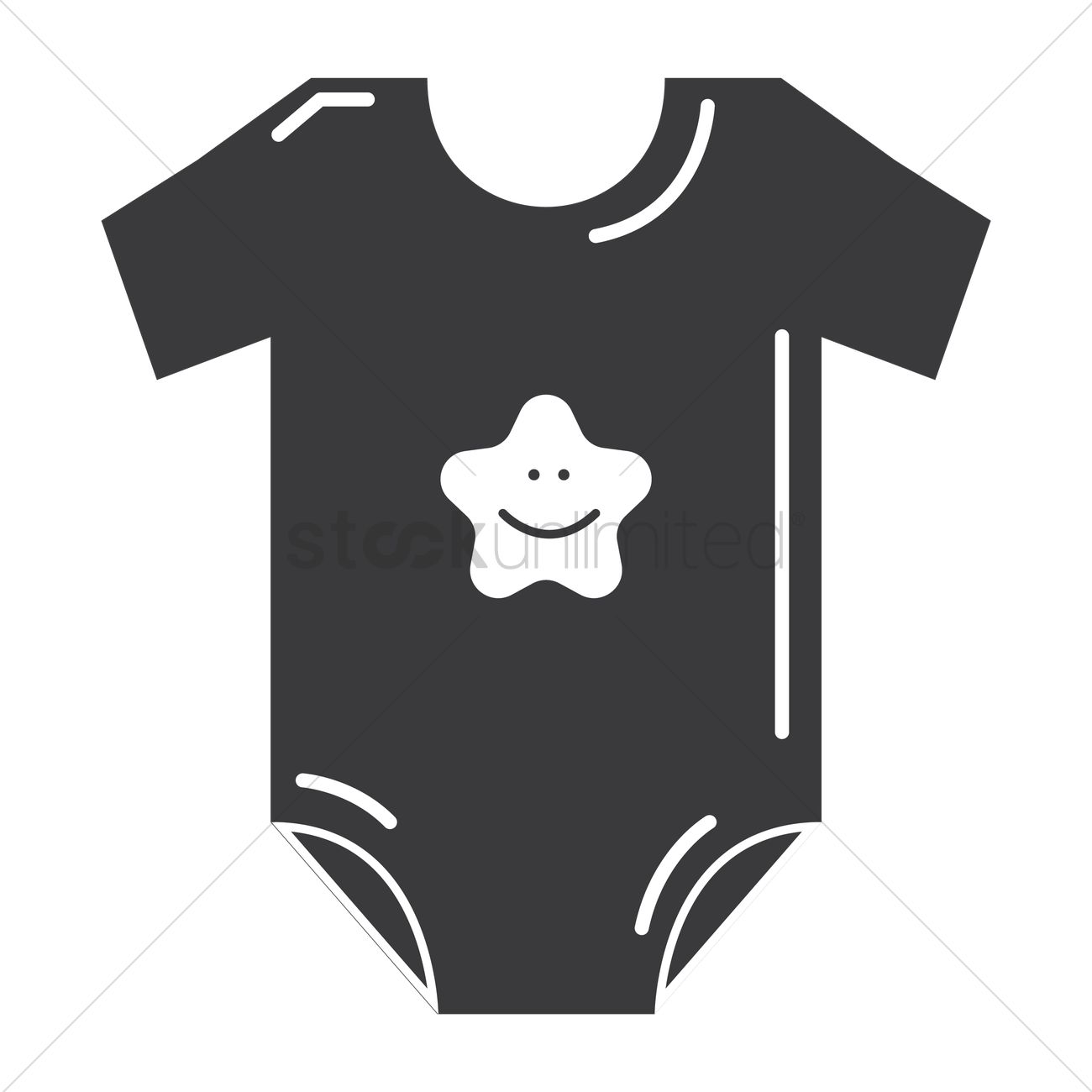 Baby Onesie Vector Image 1300x1300 Baby Onesie Vector Image