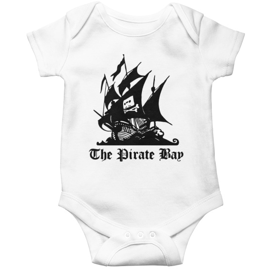 The Pirate Bay Logo Vector Baby Onesie 550x550 The Pirate Bay Logo Vector Baby Onesie