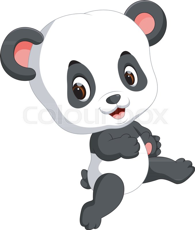 Illustration Of Cute Baby Panda Stock Vector Colourbox 678x800 Illustration Of Cute Baby Panda Stock Vector Colourbox