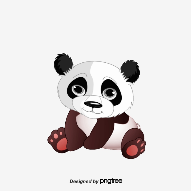 Download Baby Panda Vector at Vectorified.com | Collection of Baby ...