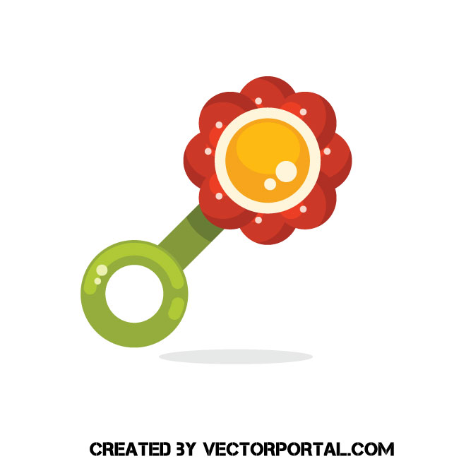 Download Baby Rattle Vector at Vectorified.com | Collection of Baby ...