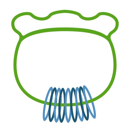 450x450 Isolated Baby Rattle Toy Icon Vector Illustration Design Royalty