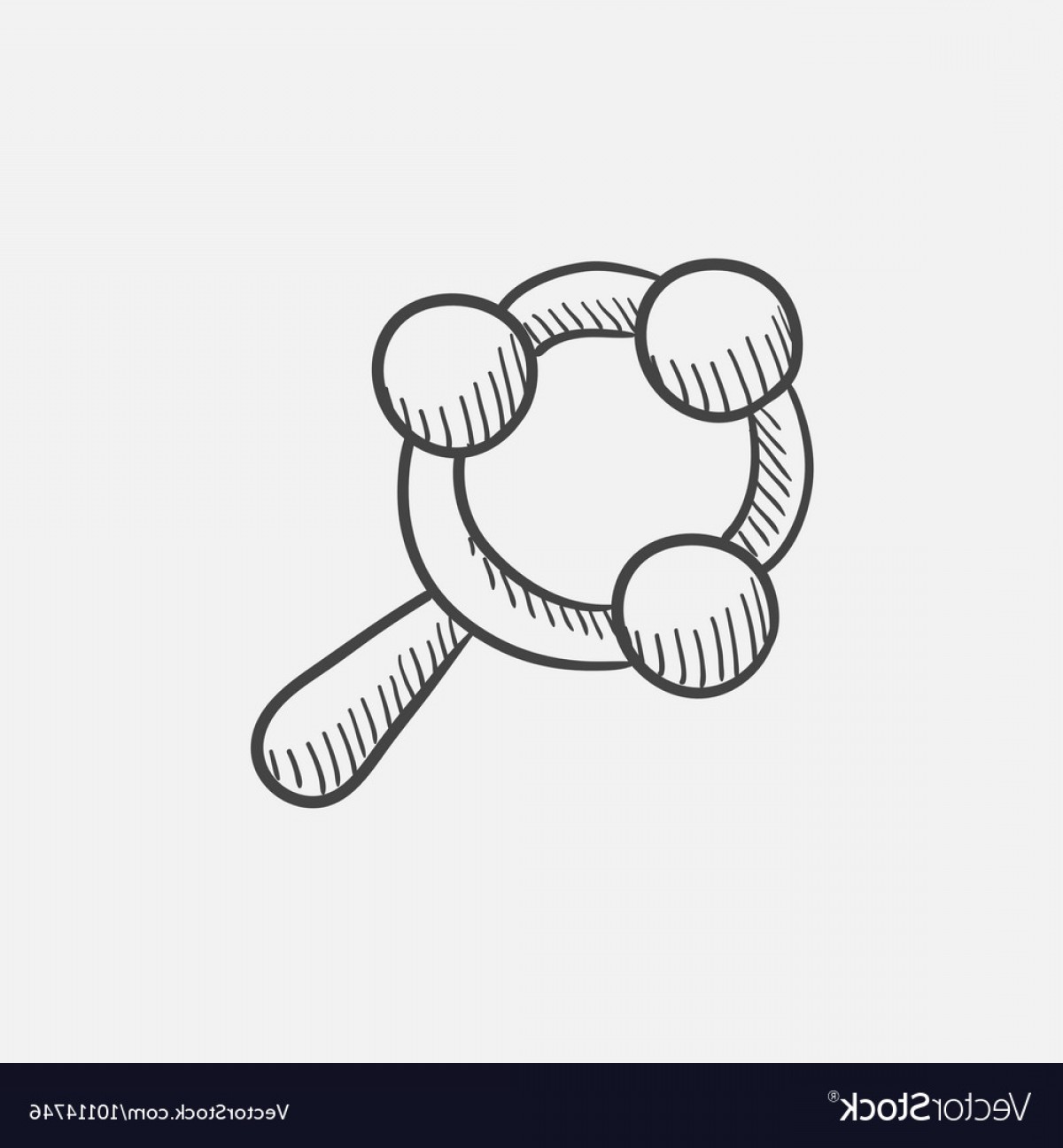 1200x1296 Baby Rattle Sketch Icon Vector Soidergi