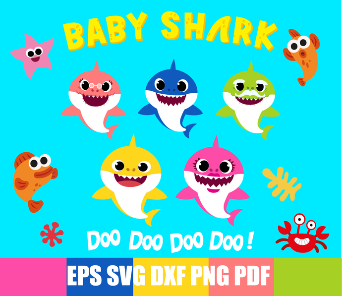 Baby Shark Shark Family Daddy Shark 690x597 Baby Shark Shark Family Daddy Shark