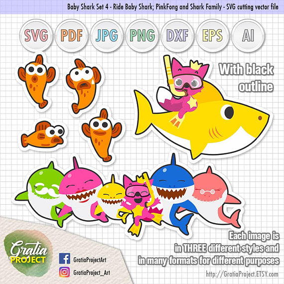 Clipart Baby Shark 570x570 Clipart Baby Shark