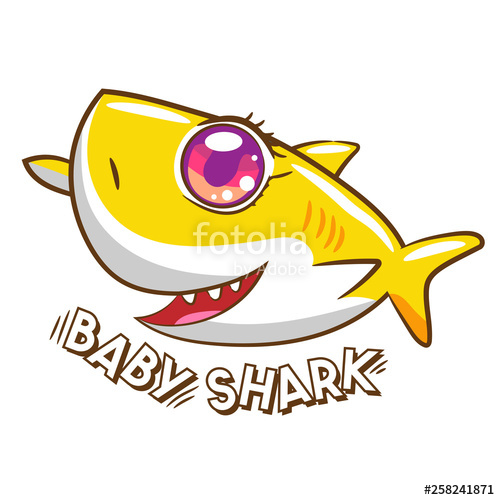 Baby Shark Vector Stock Image And Royalty Free Vector 500x500 Baby Shark Vector Stock Image And Royalty Free Vector