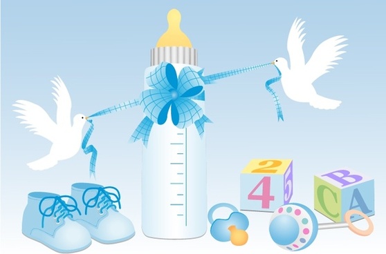 Baby Shower Free Vector Download 558x368 Baby Shower Free Vector Download