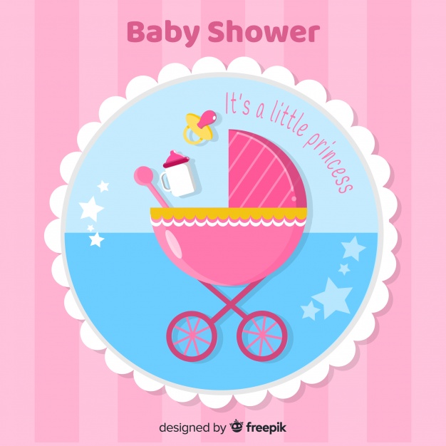 Beautiful Baby Shower Background Vector Free Download 626x626 Beautiful Baby Shower Background Vector Free Download
