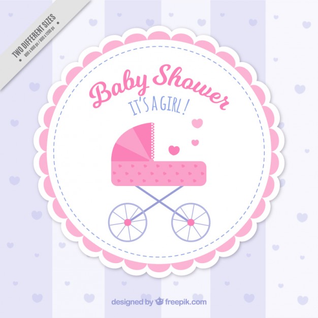 Pink Baby Shower Background Vector Free Download 626x626 Pink Baby Shower Background Vector Free Download