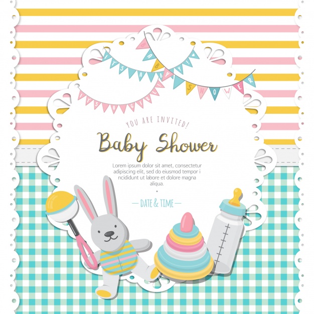 Baby Shower Background Vector Premium Download 626x626 Baby Shower Background Vector Premium Download