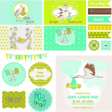 367x368 Baby Shower Free Vector Download