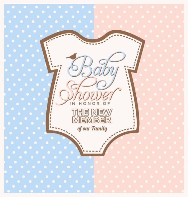 626x658 Baby Shower Invitation Design Free Vector Baby Showers Ideas