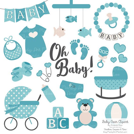570x570 Baby Vector Group With Items