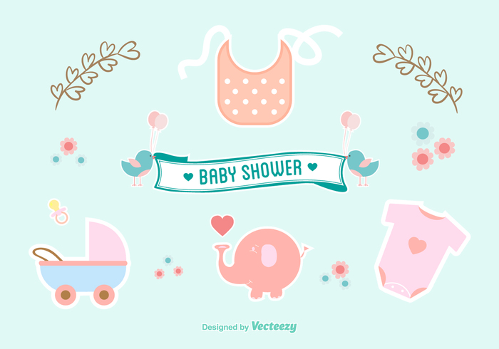 700x490 Baby Shower Scrapbook Icons