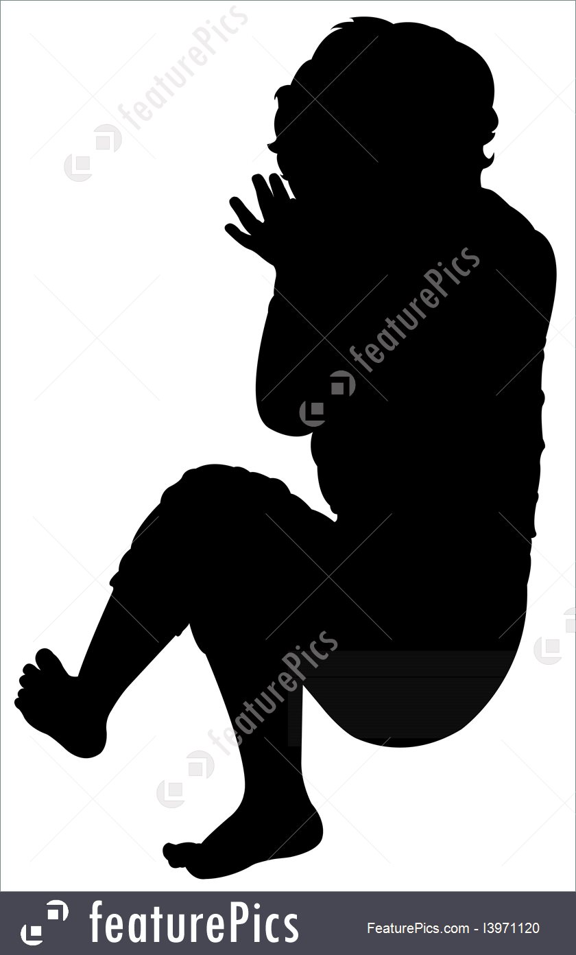 840x1392 Baby Sleeping Silhouette Vector
