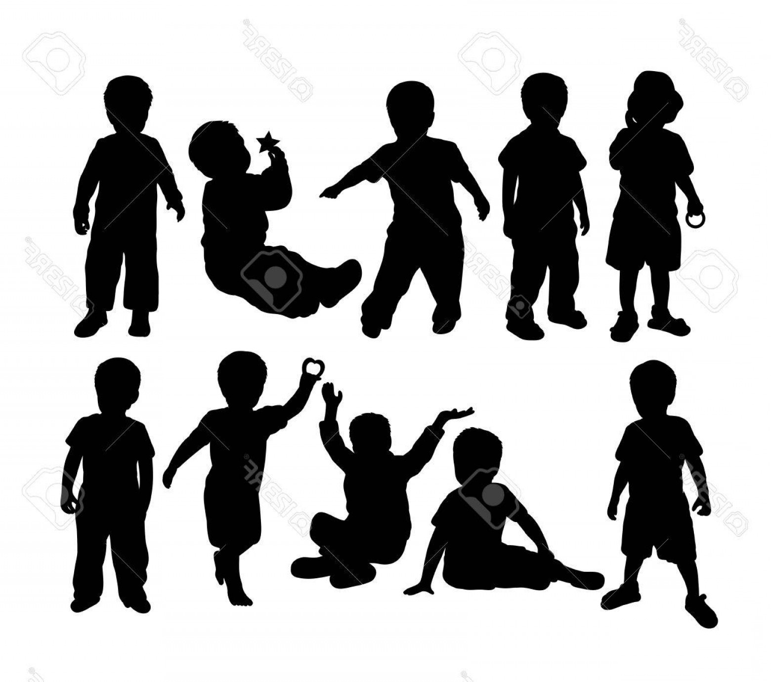 1560x1381 Baby Silhouette Vector Art Lamaison