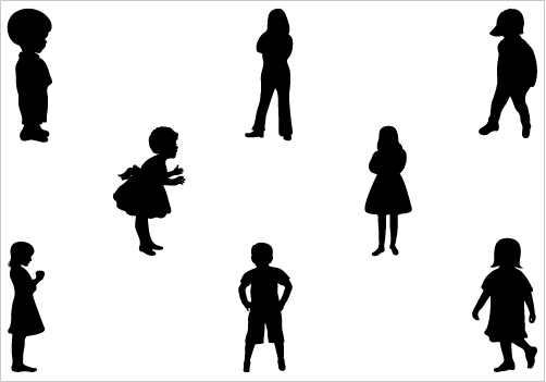502x351 Baby Silhouette Clipart Free Collection