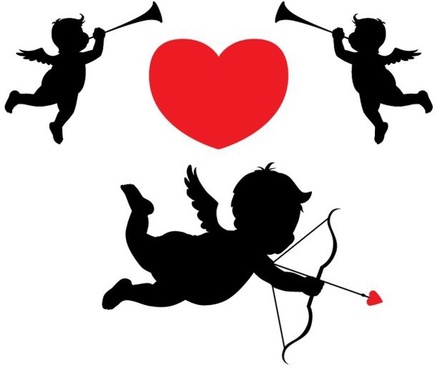 435x368 Baby Silhouette Free Vector Download