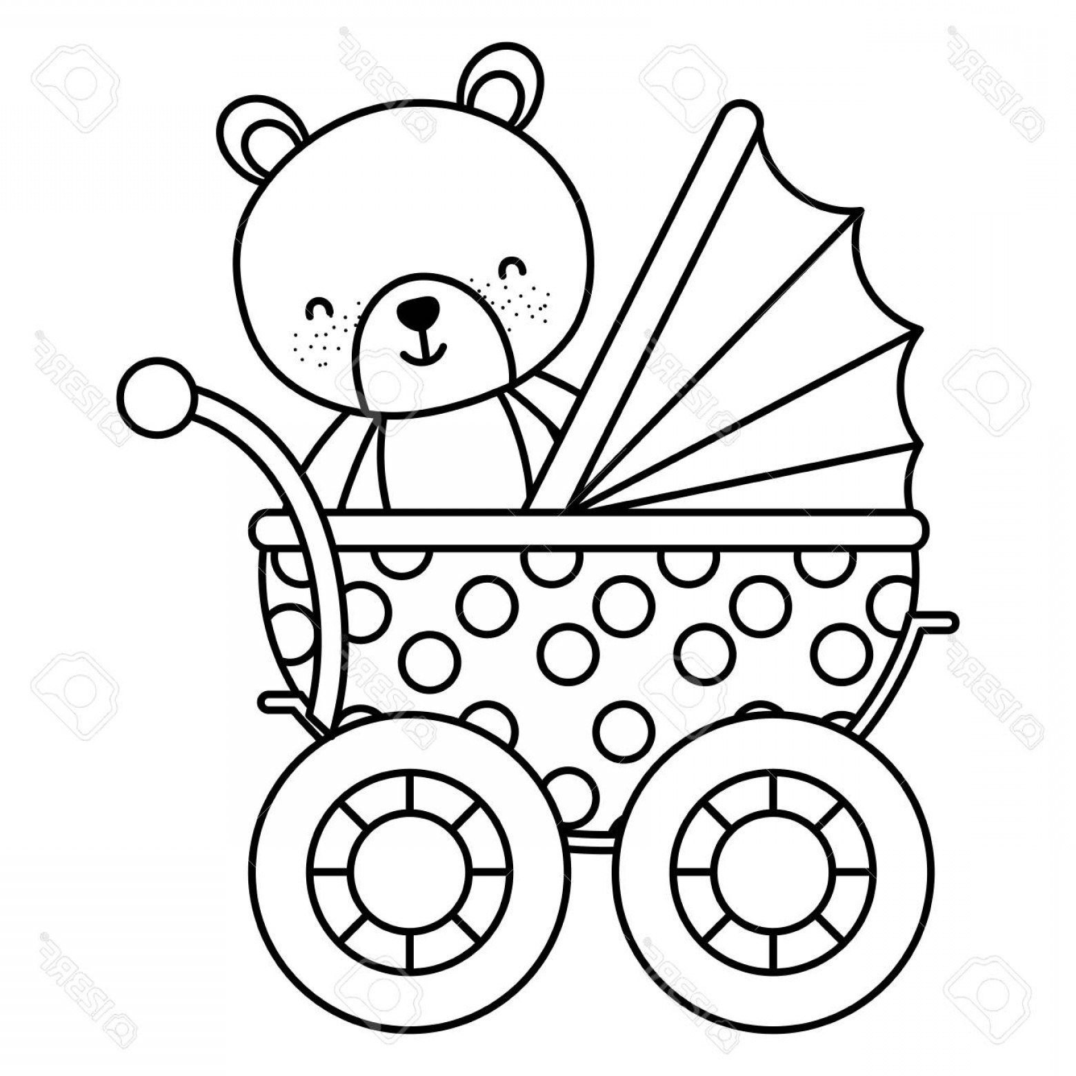 Stroller Drawing at PaintingValley.com | Explore collection of Stroller