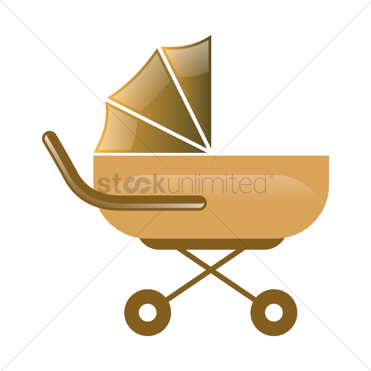 Free Baby Stroller Vector Image 1300x1300 Free Baby Stroller Vector Image