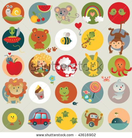450x470 Baby Stuff Vector Illustration Of All Things Cute