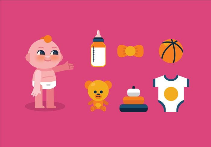 700x490 Vector Baby Stuff Free Graphics Uihere