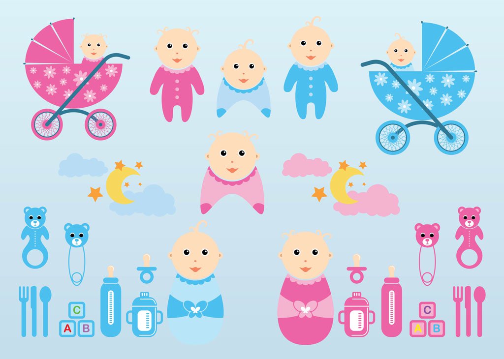 1024x730 Vector Baby Graphics Vector Art Graphics