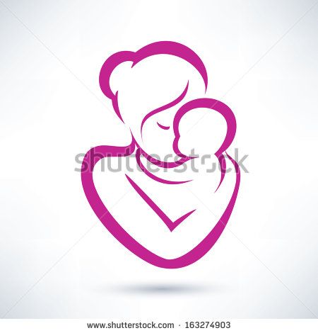 450x470 Mom And Baby Vector Icon Mother Child Care Tattoo For Son