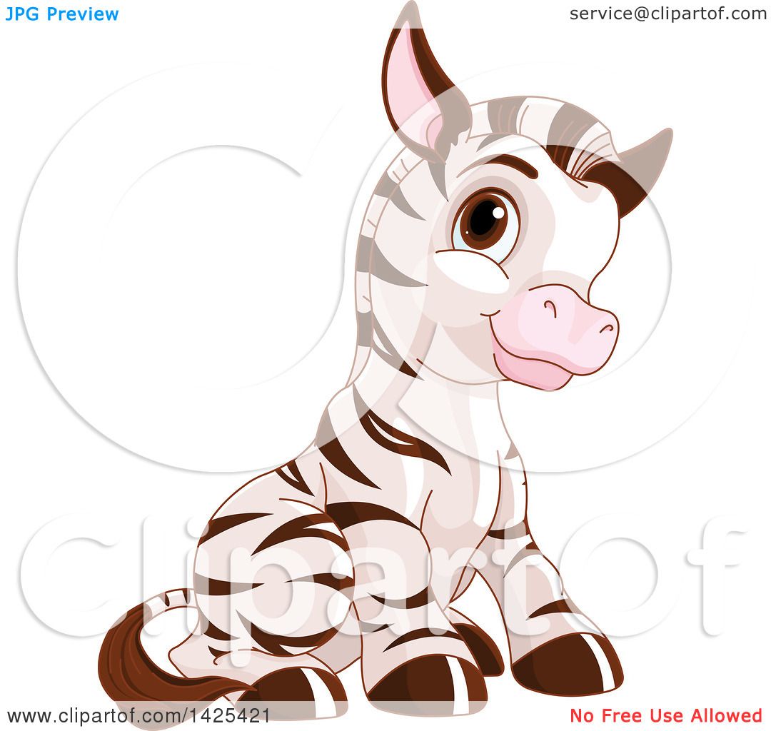 Clipart Of A Cute Adorable Baby Zebra Sitting 1080x1024 Clipart Of A Cute Adorable Baby Zebra Sitting