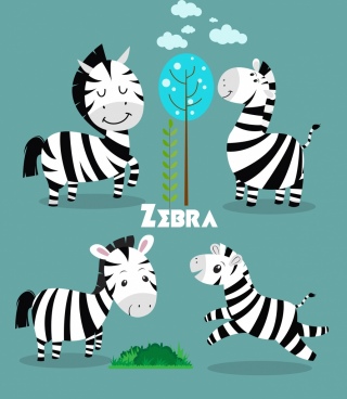 Cute Zebra Free Vector Download 320x368 Cute Zebra Free Vector Download