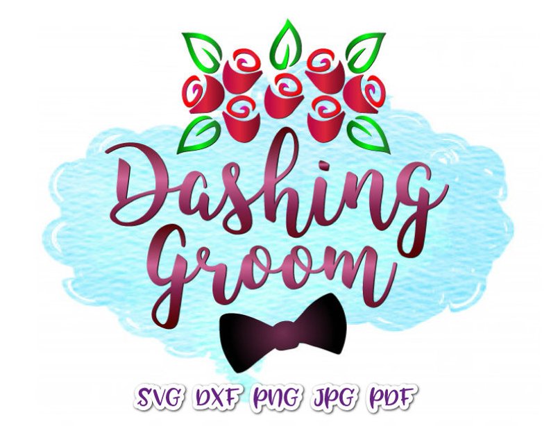 794x614 Wedding Dashing Groom Vector Clipart Print Bachelor Party