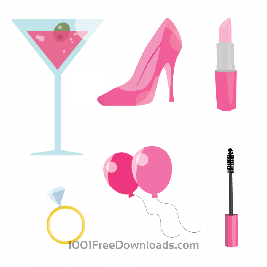 900x900 Free Vectors Pink Bachelorette Party Wedding
