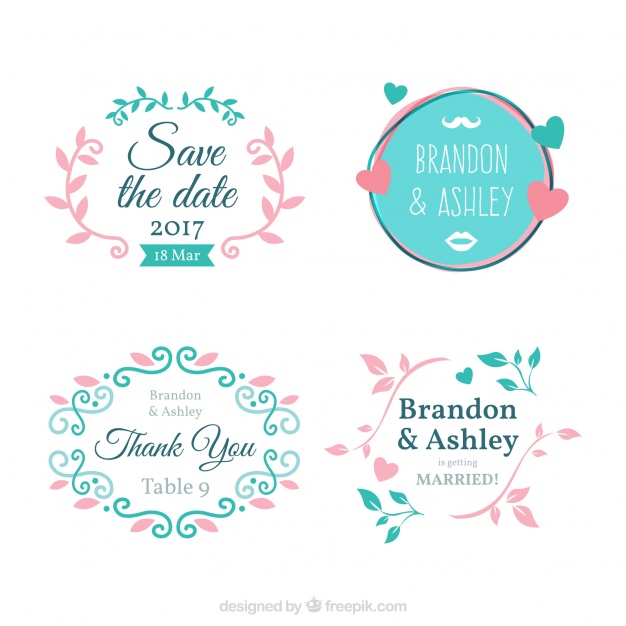 626x626 Set Of Ornamental Frames For Bachelorette Party Vector Free Download