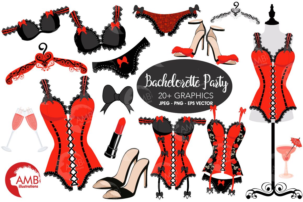 1158x772 Bachelorette Party, Lingerie Clipart Amb