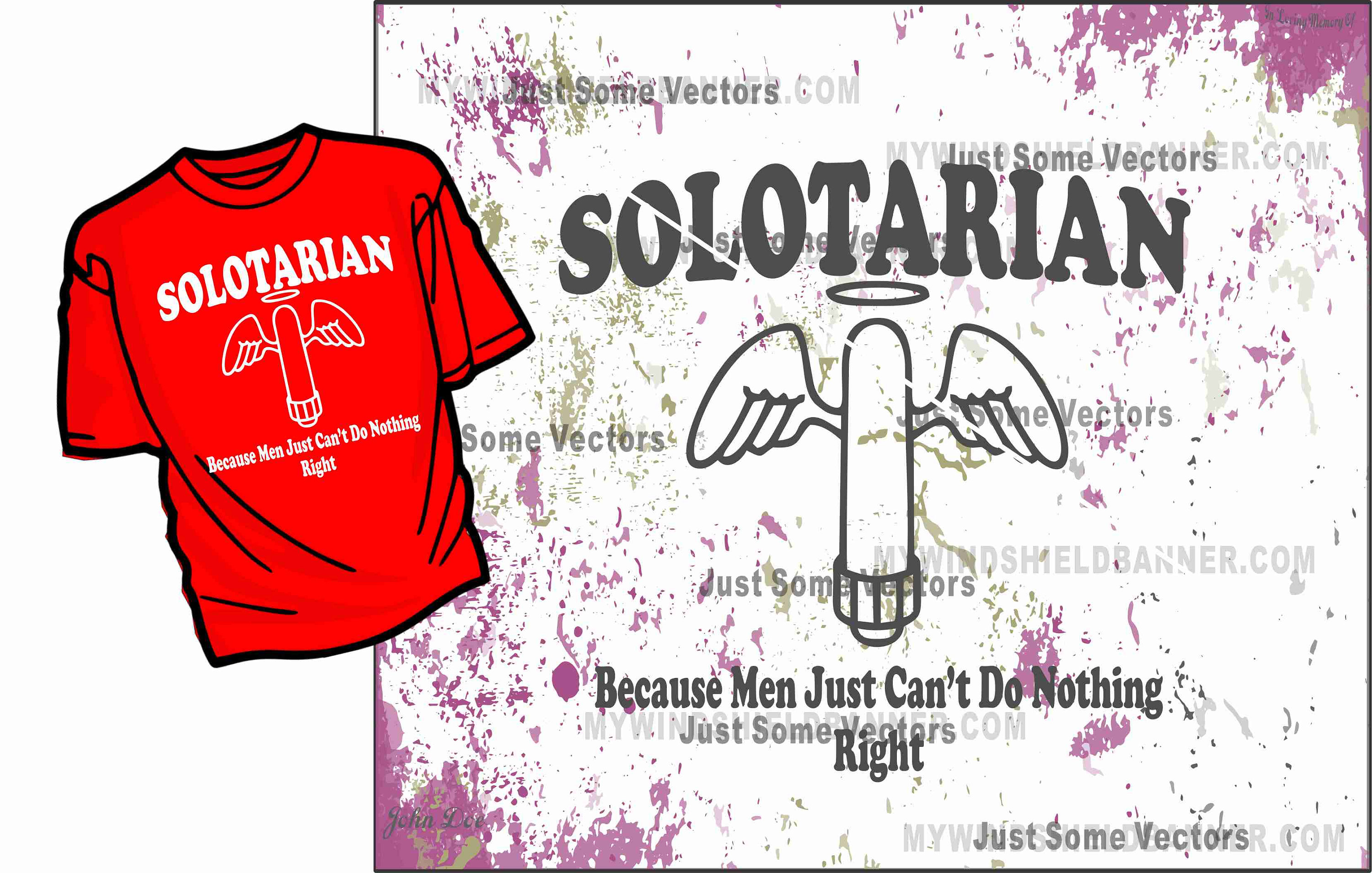 3000x1911 Solotarian Funny Design Gift Vibrator Bachelorette Bridal Etsy