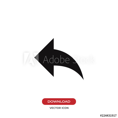 Back Arrow Vector Icon 500x500 Back Arrow Vector Icon