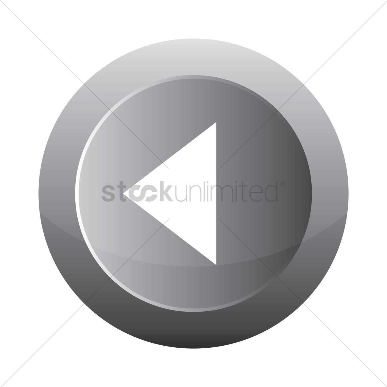1300x1300 Back Button Vector Image