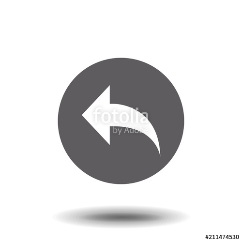 500x500 Back Icon, Vector Illustration Back Button Icon Vector Back