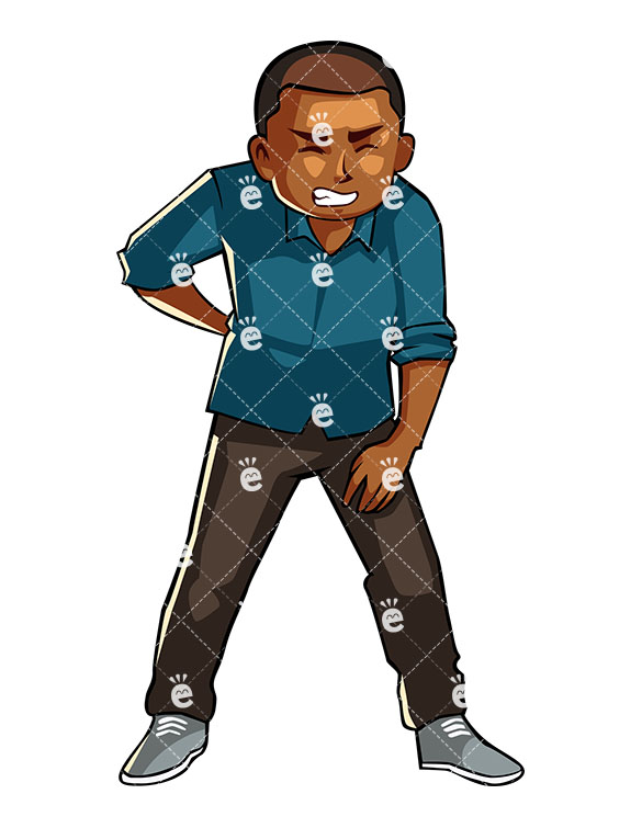 A Black Man Dealing With Back Pain 585x755 A Black Man Dealing With Back Pain