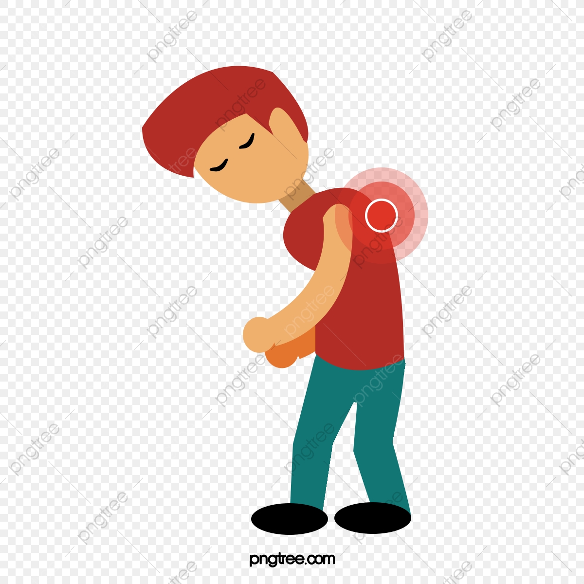 Back Pain Vector, Hand, Red Haired Boy, Short Hair Png And Vector 1200x1200 Back Pain Vector, Hand, Red Haired Boy, Short Hair Png And Vector